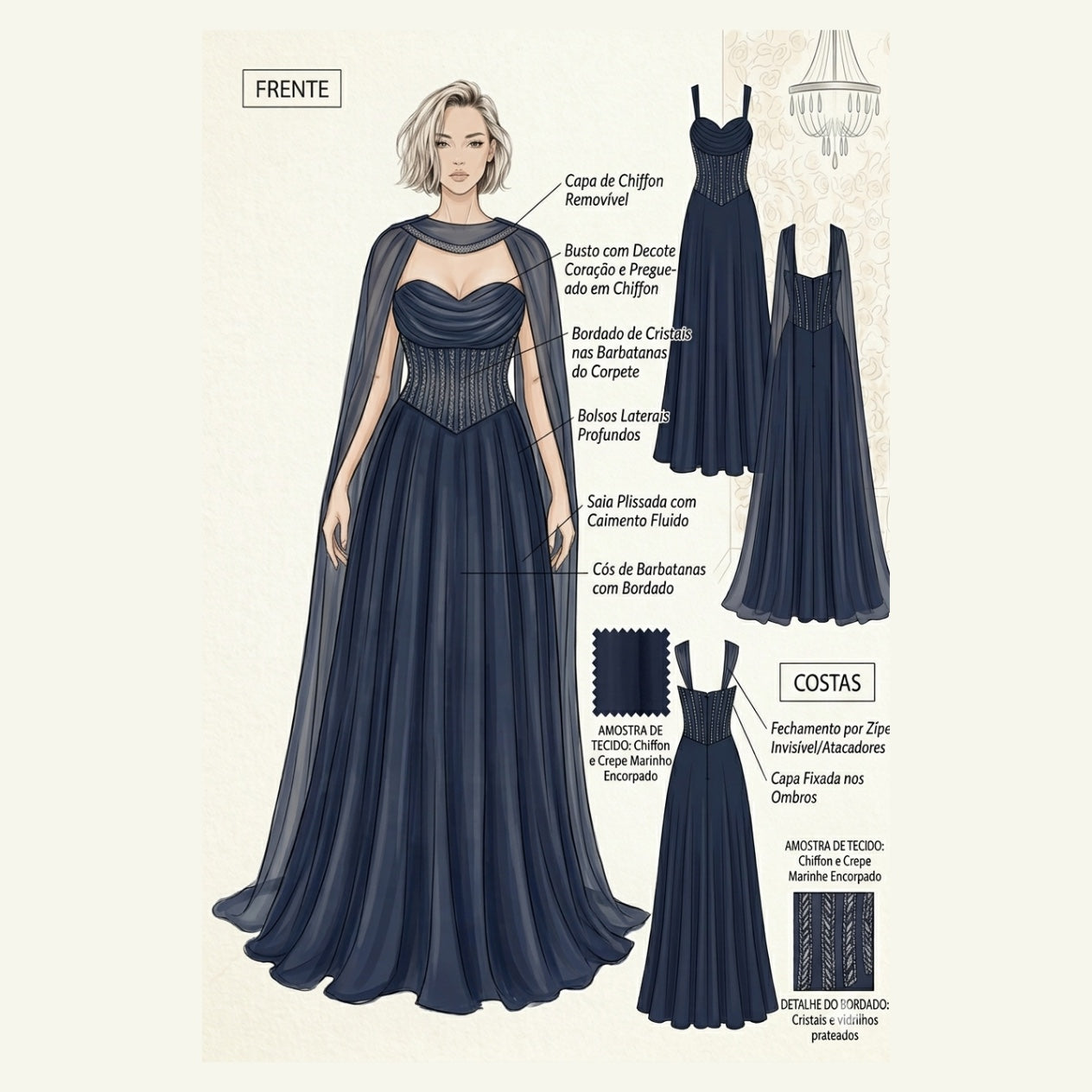 Vestido Orquidea