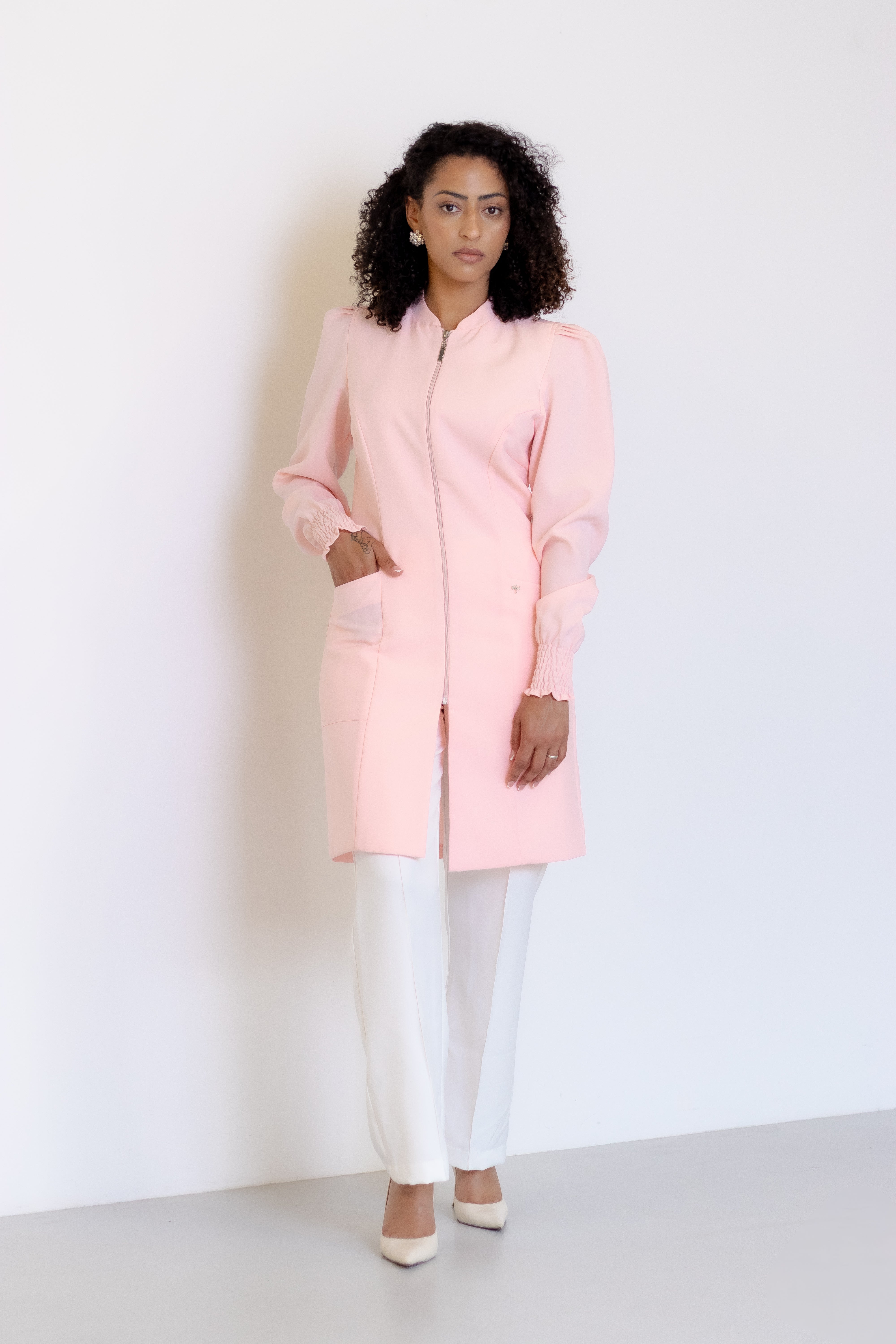 Jaleca Amora rosa-claro