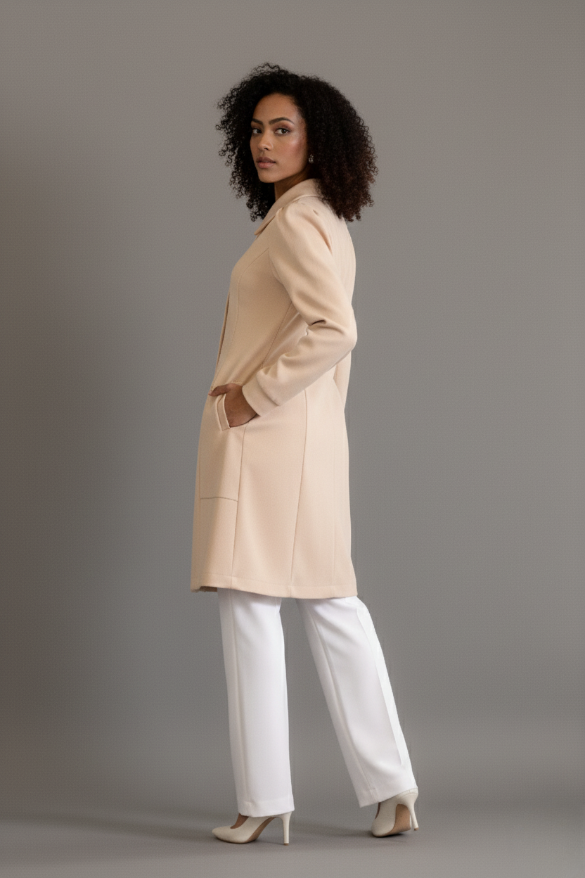Jaleca Blair – Jaleco Feminino com Botões Exclusivos e Design Sofisticado