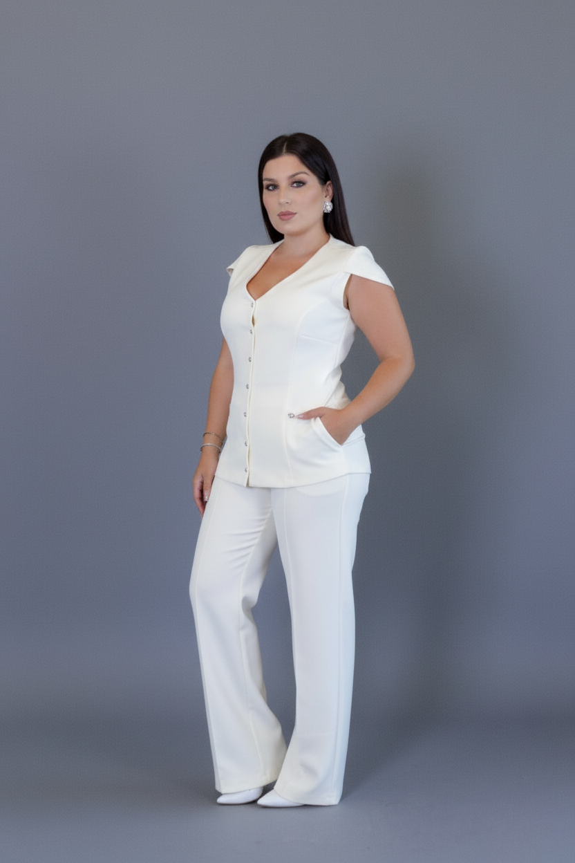 Scrub Agatha branco