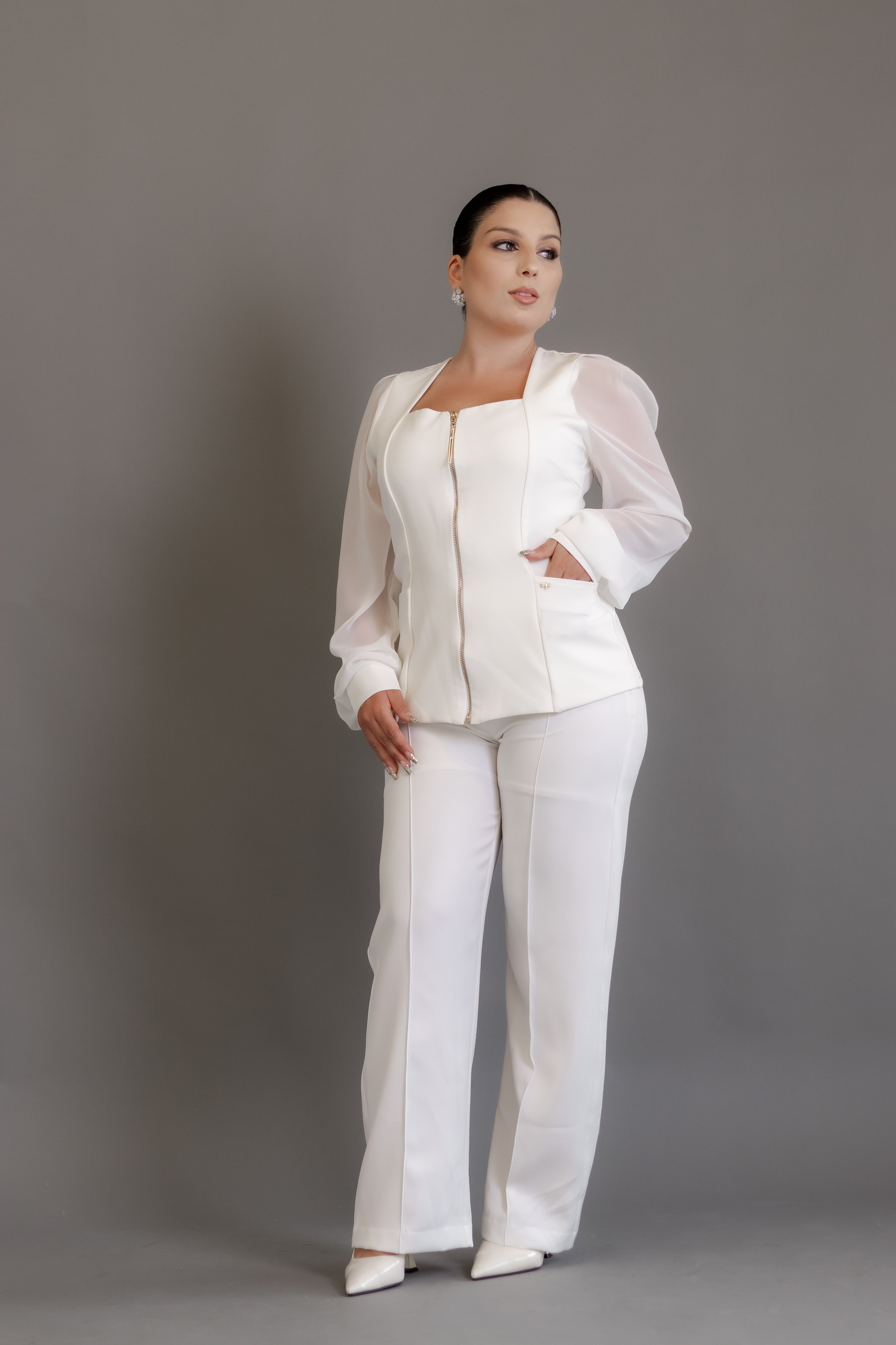 Scrub Angelina – Uniforme Profissional Feminino Sofisticado