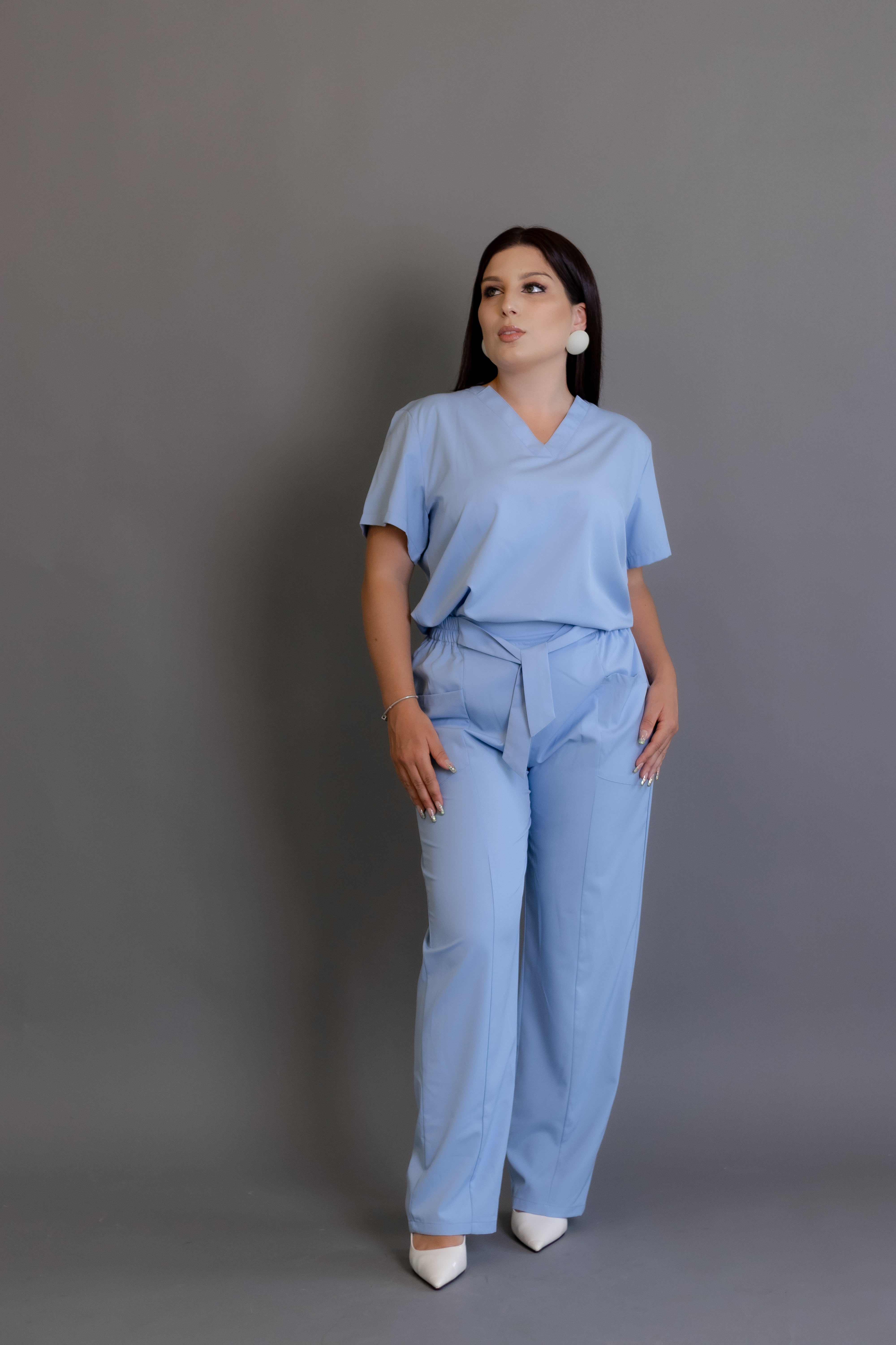 Scrub Bloom azul-claro