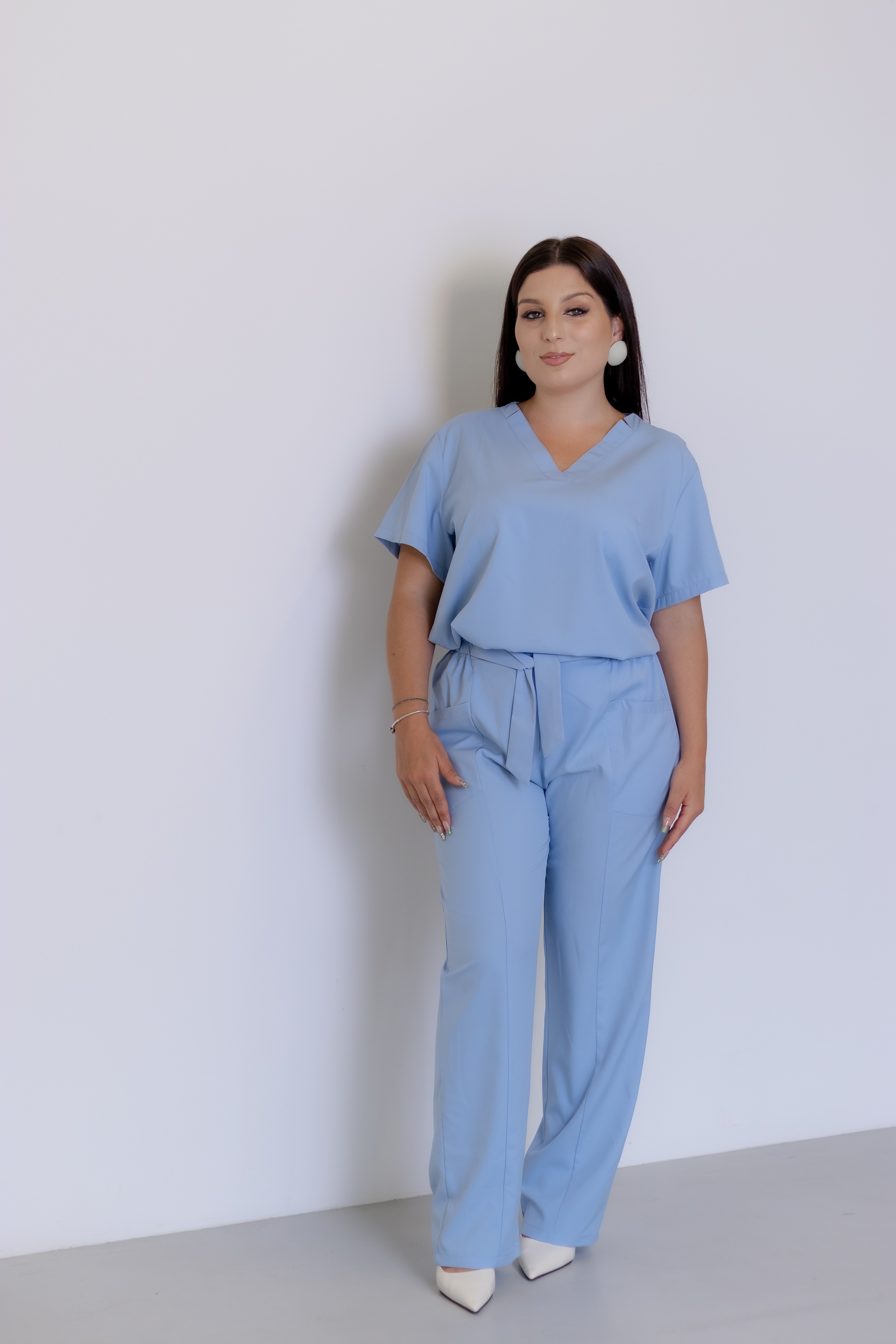 Scrub Bloom azul-claro