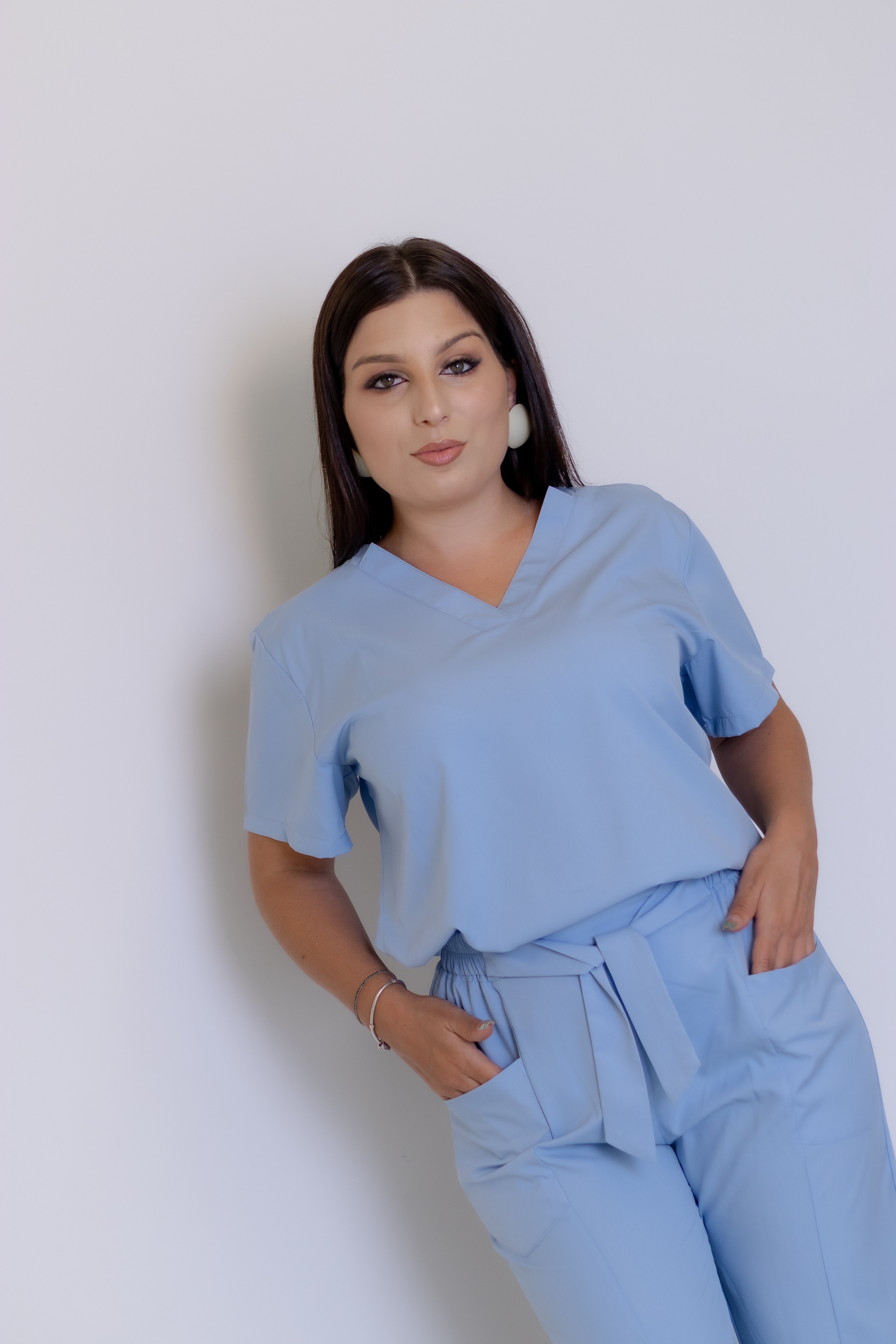 Scrub Bloom azul-claro