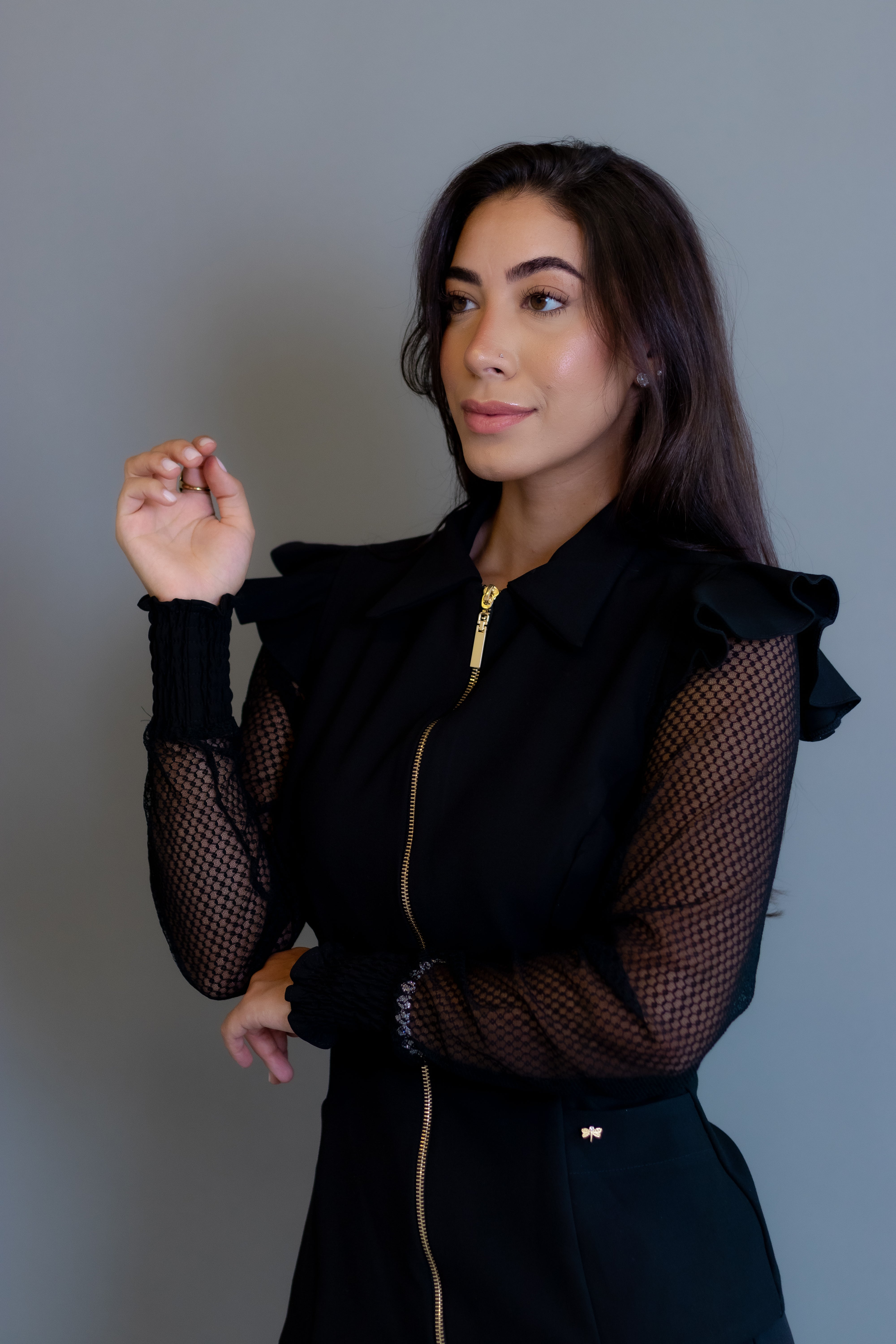 Scrub Elisee preto