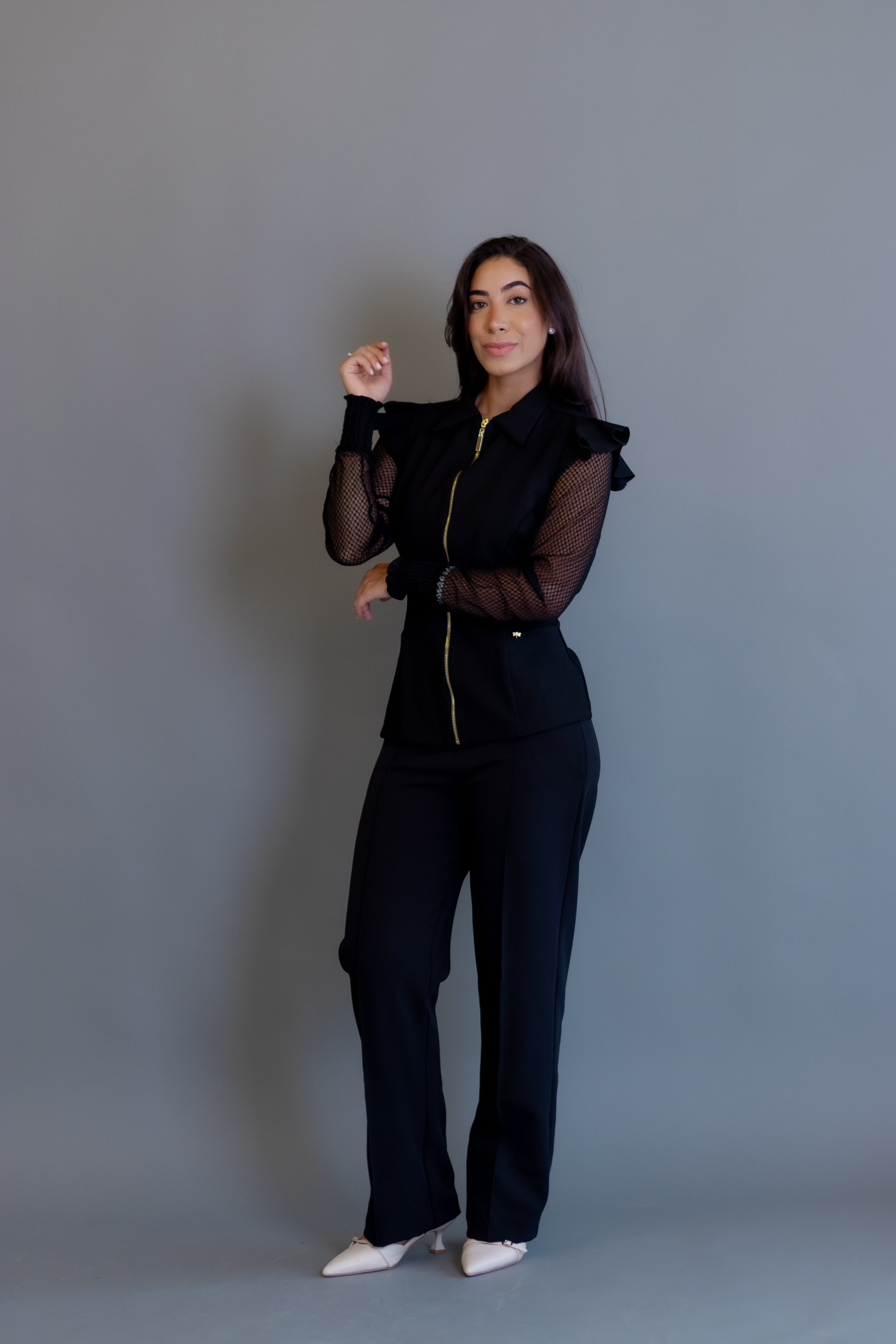 Scrub Elisee preto