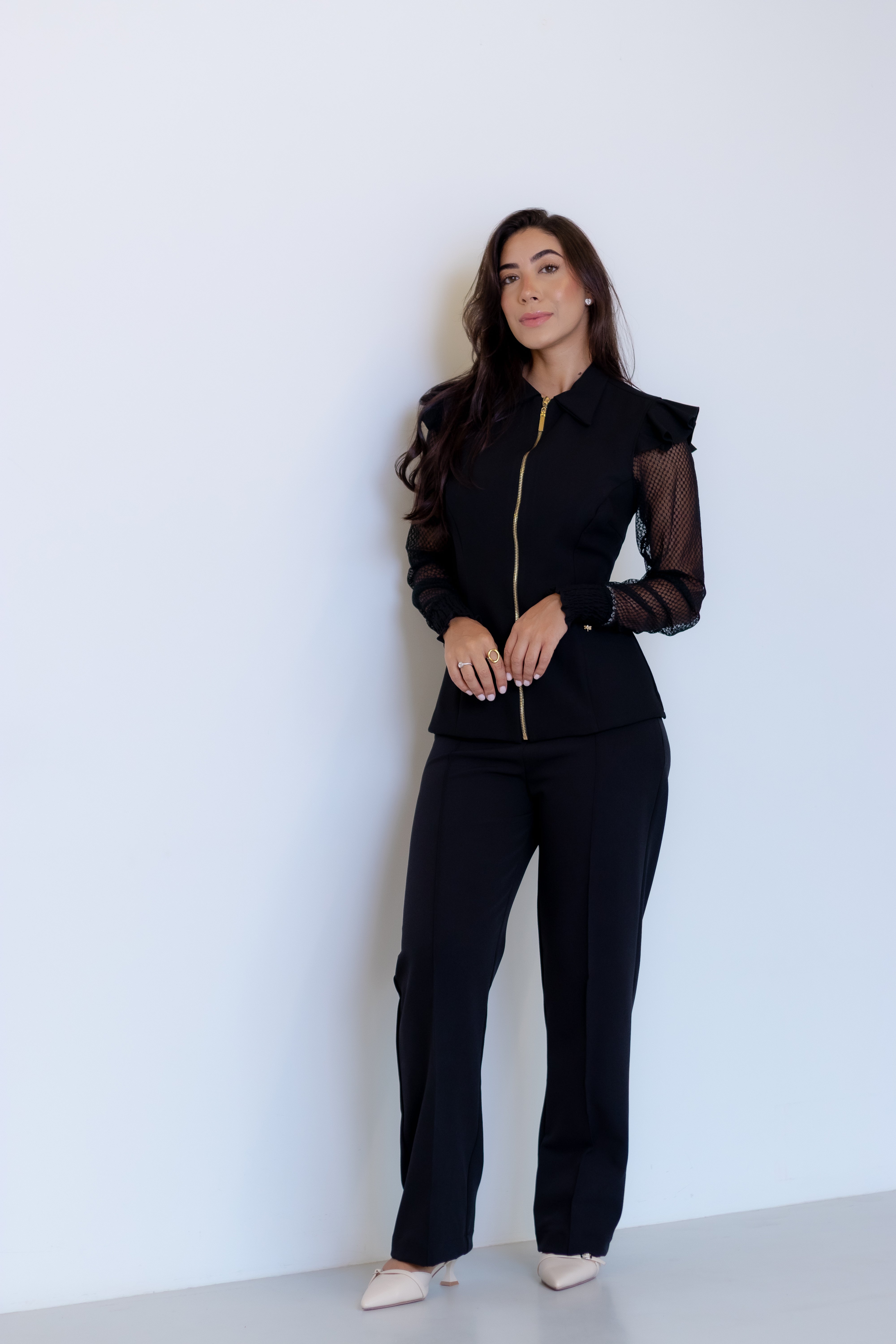 Scrub Elisee preto