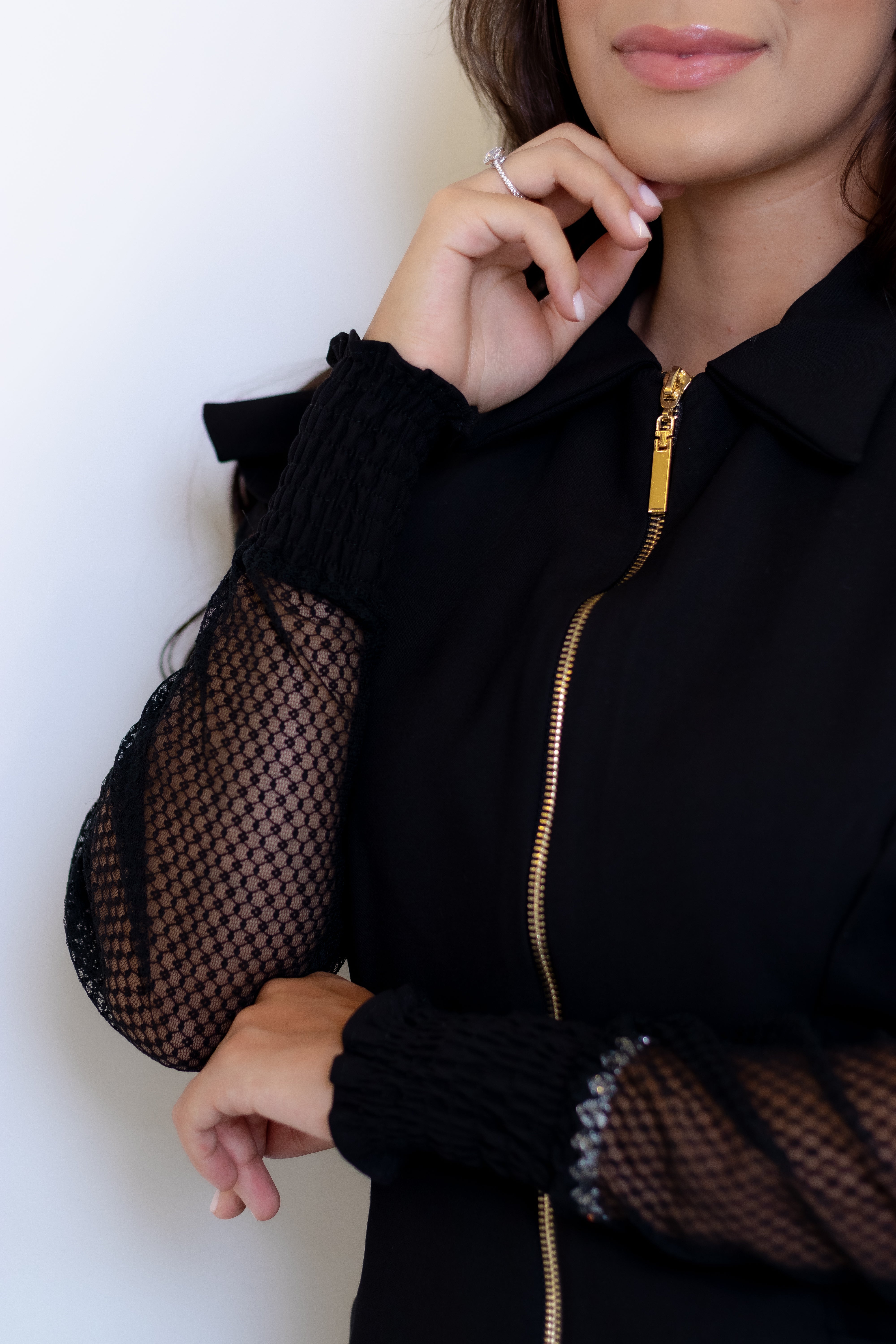Scrub Elisee preto