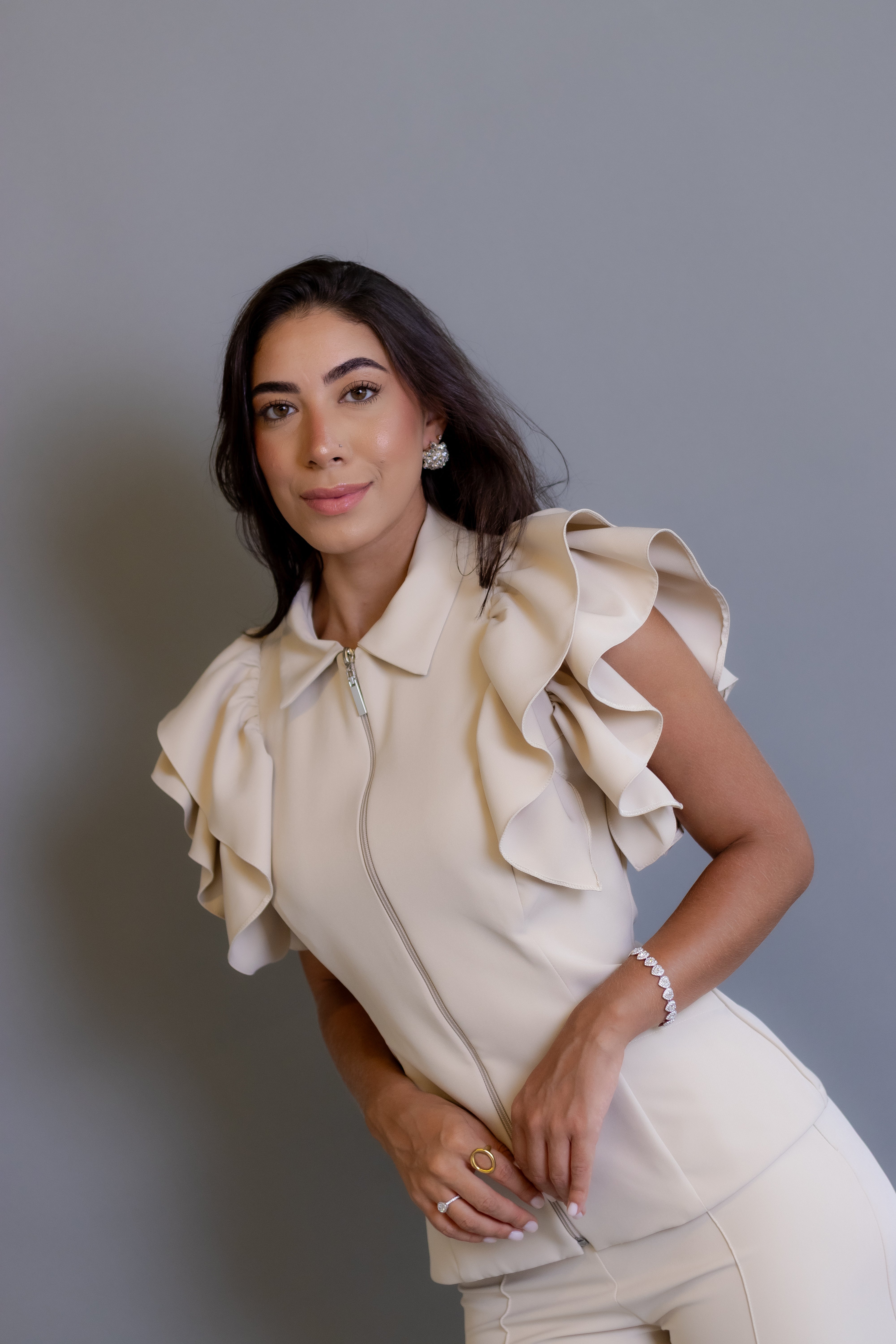 Scrub For bege-claro