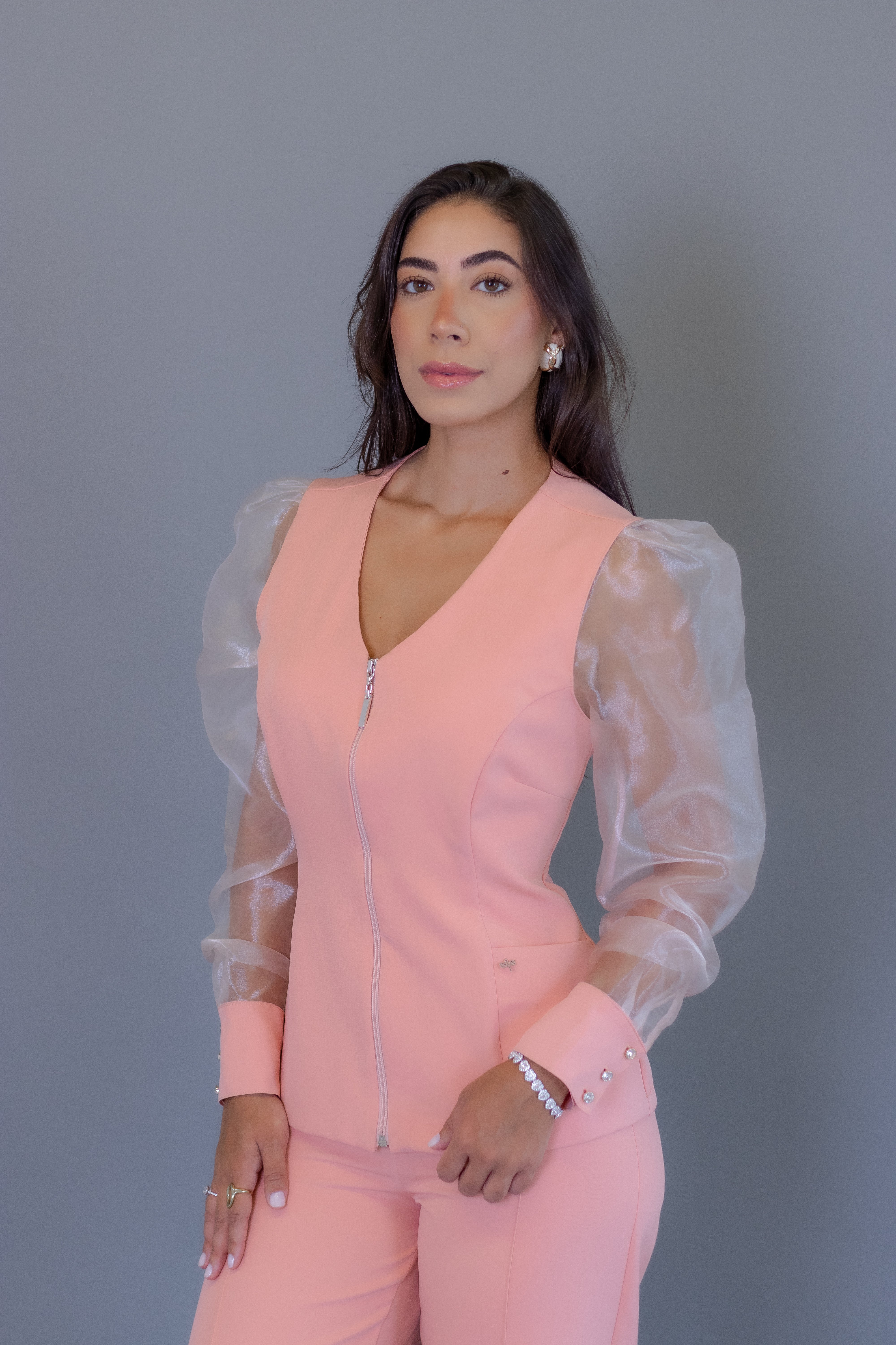 Scrub Pérola rosa-claro