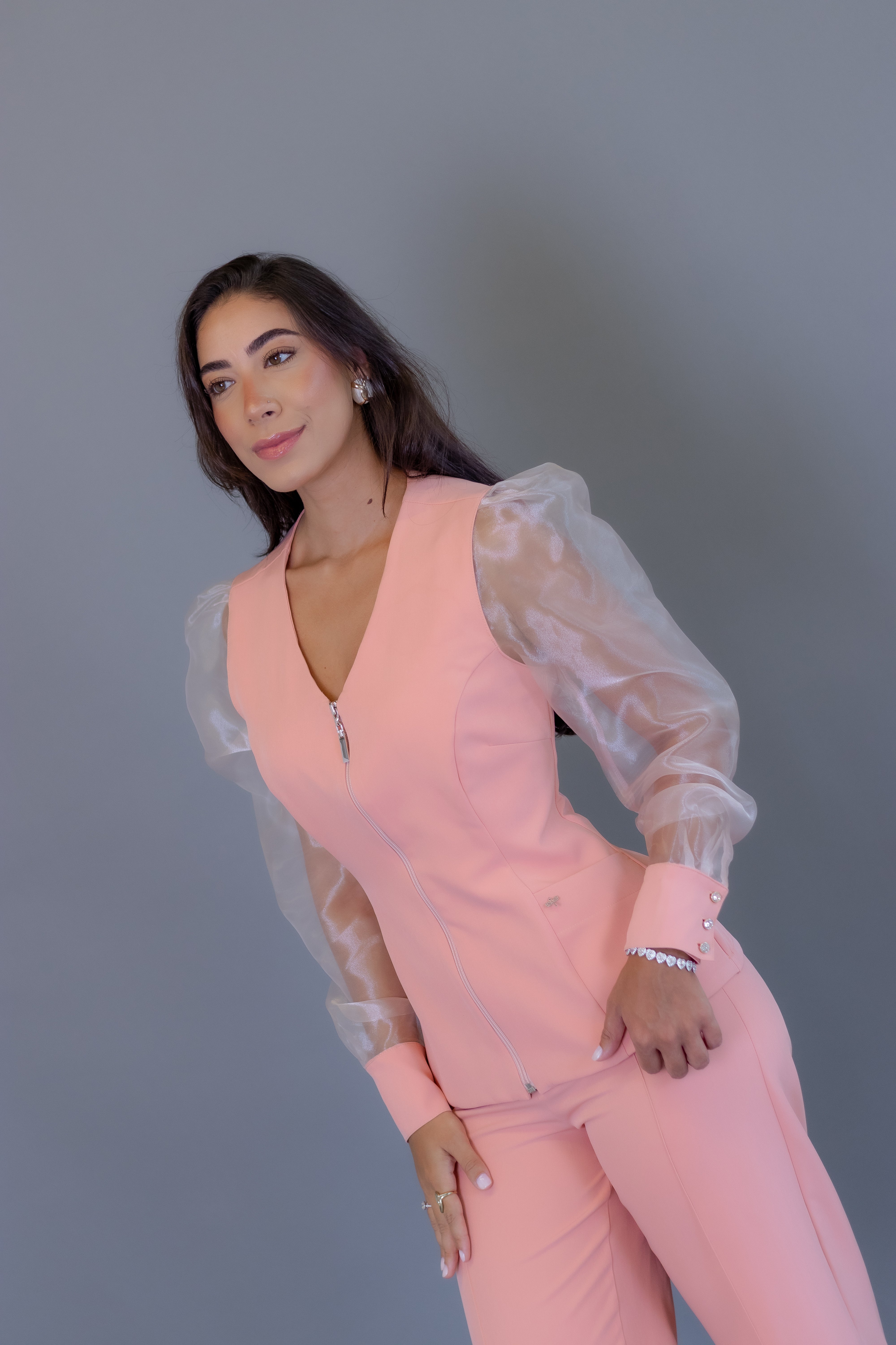 Scrub Pérola rosa-claro