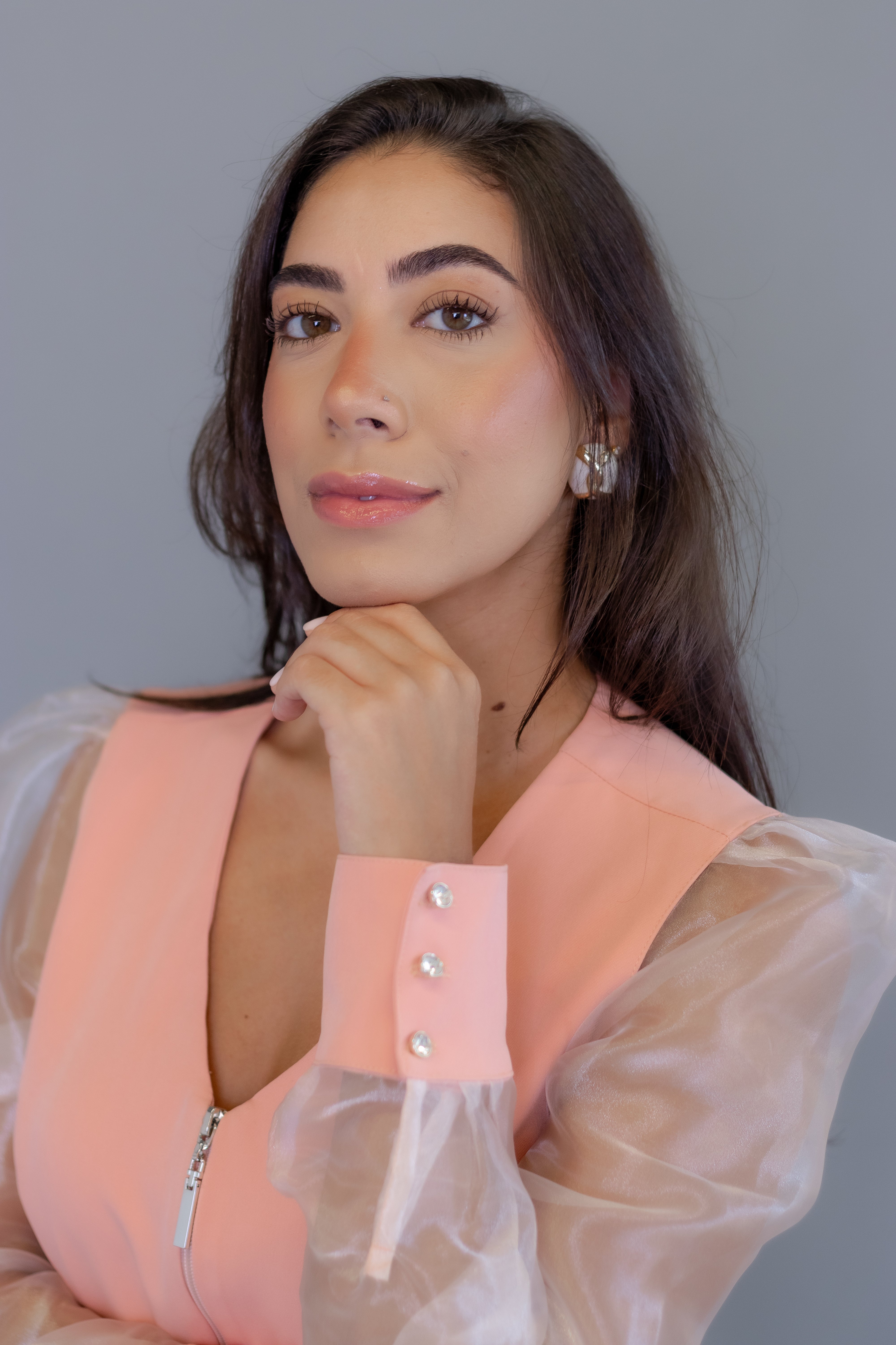 Scrub Pérola rosa-claro