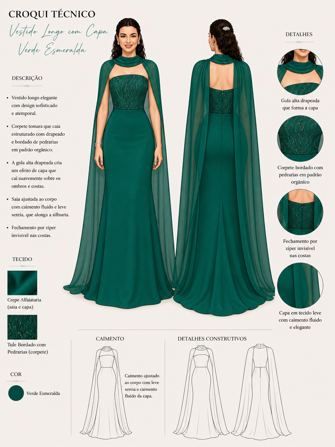 Vestido Esmeralda