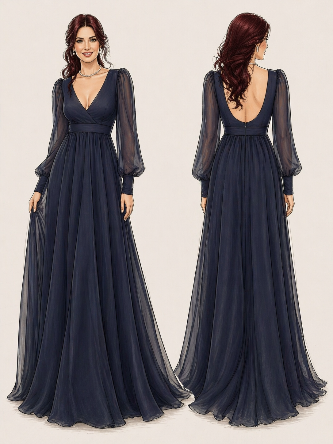 Vestido Orquidea
