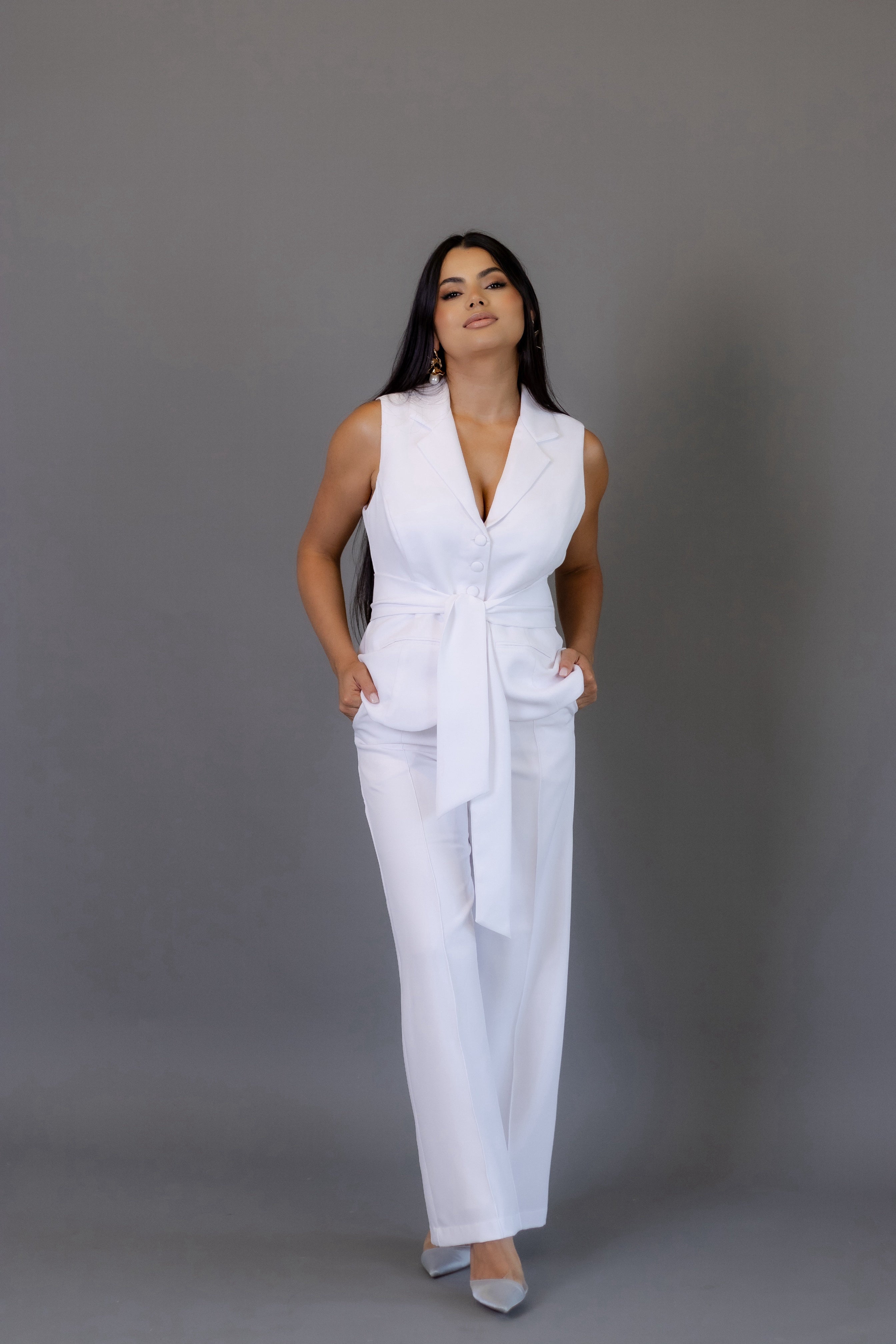 Fato Annie — alfaiataria leve com caimento impecável